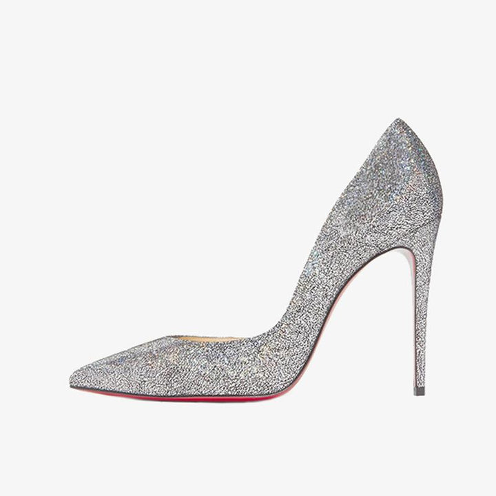 Metallic Coated Leather Pumps - ARNO CONTI