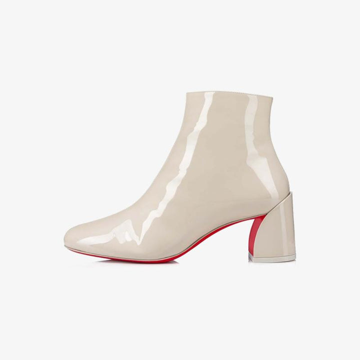 White Patent Ankle Boot - ARNO CONTI