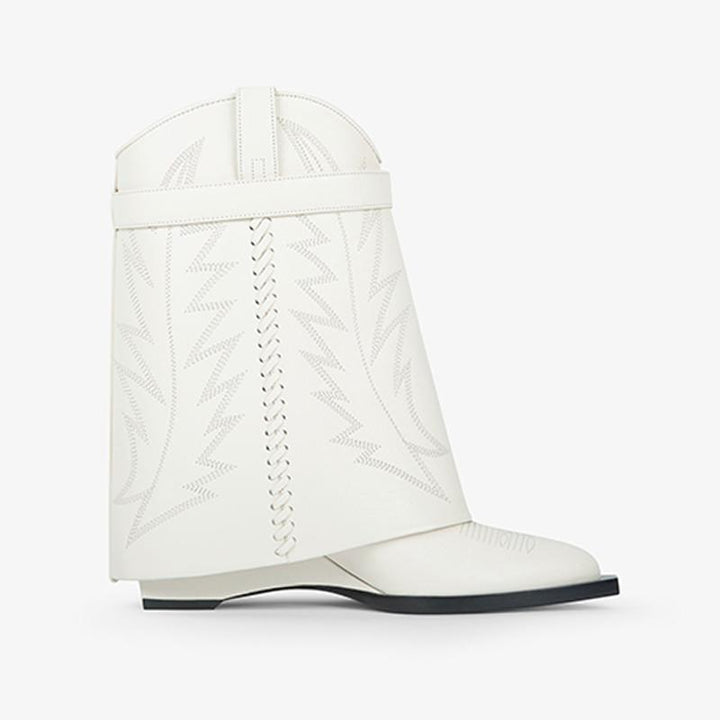 White Ankle Boots 100 mm - Arno Conti Shoe