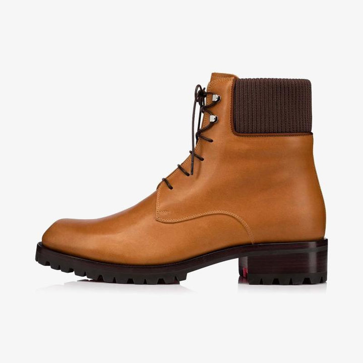 Brown Hiking Lug SoleBoot - ARNO CONTI