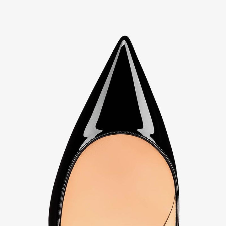 Patent Leather Stiletto Pumps 100mm - ARNO CONTI