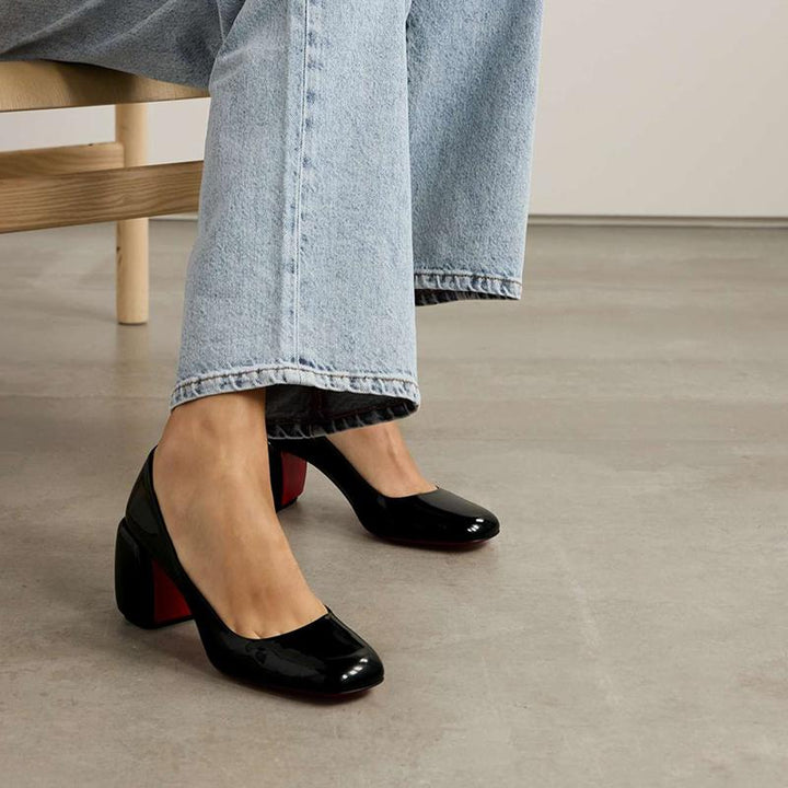 Refined Black Patent Leather Pumps - ARNO CONTI