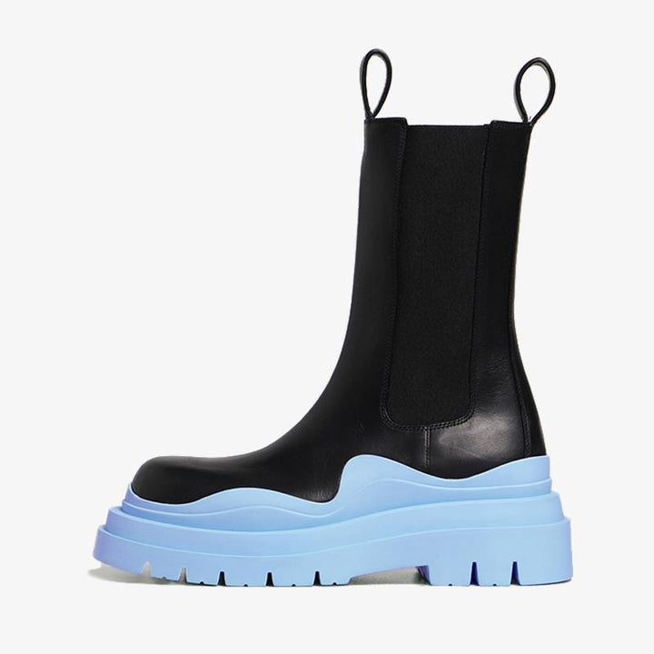 Blue/Black Chelsea Boots - Arno Conti Shoe