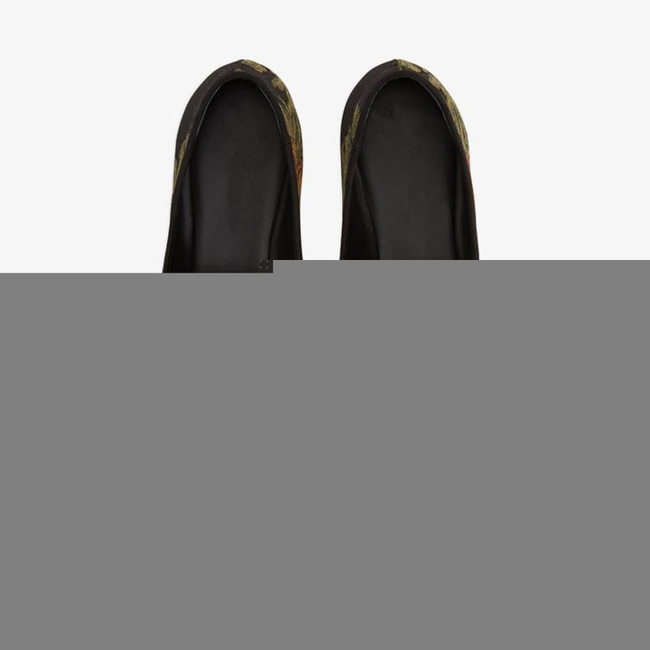 Multicolour Floral-Embroidered Slip-On Loafers - Arno Conti Shoe