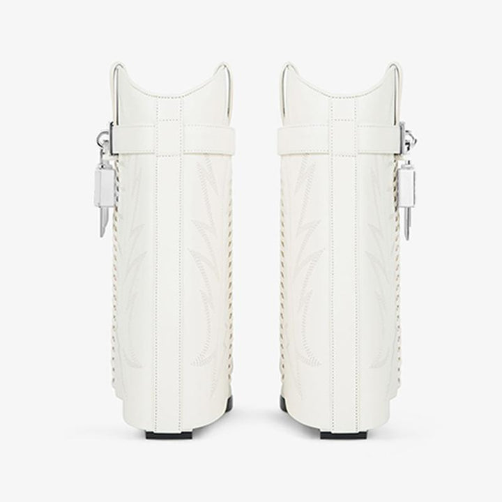 White Ankle Boots 100 mm - Arno Conti Shoe