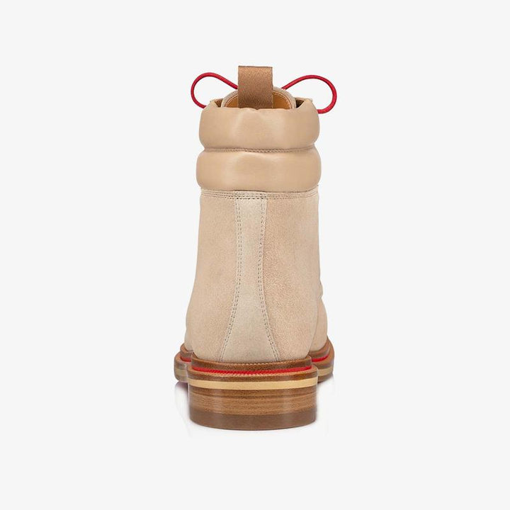 Beige Derby Waxed Laces Boot - ARNO CONTI