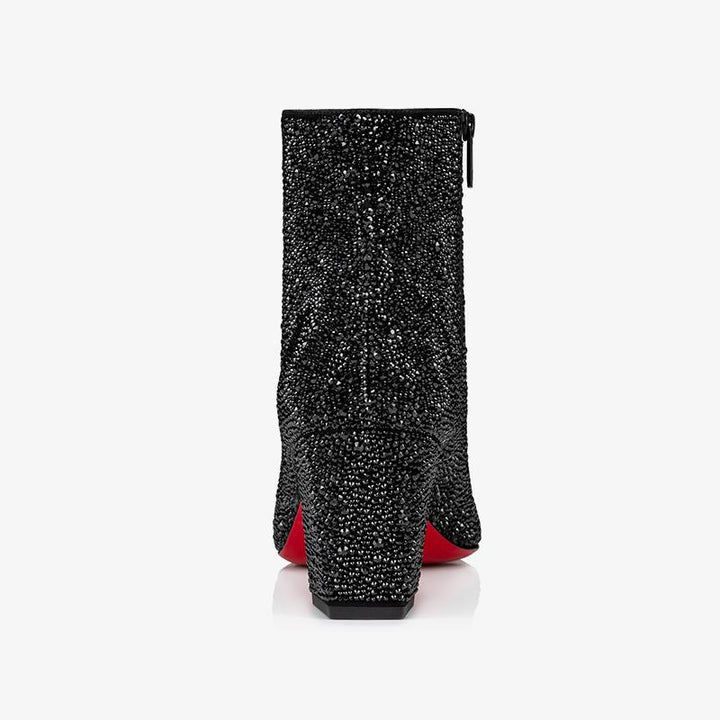 Black Strass Ankle Boot - ARNO CONTI