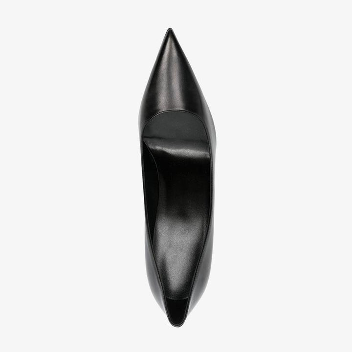 Chic Black Leather Pumps - ARNO CONTI