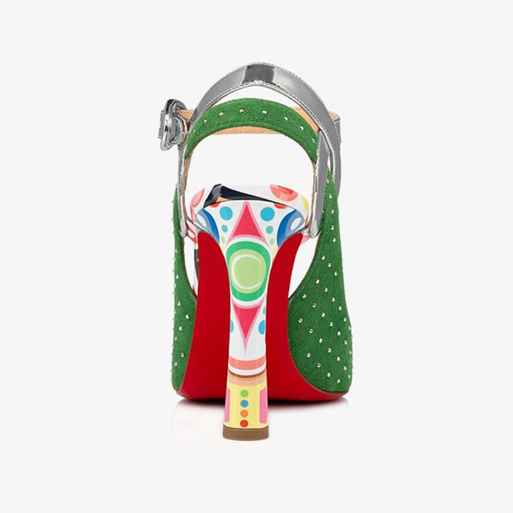 Green Suede Pumps - ARNO CONTI