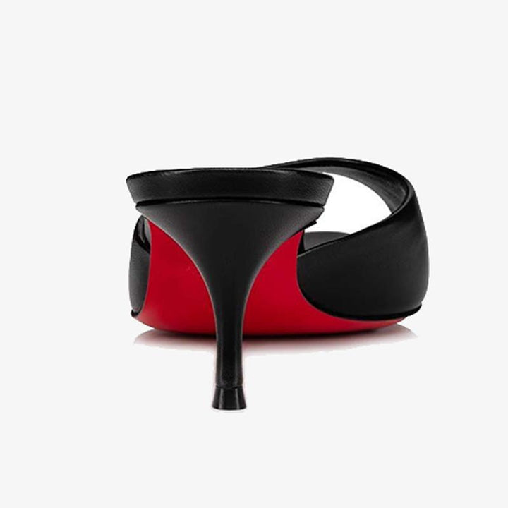 Black Calf Slingback Pump - ARNO CONTI