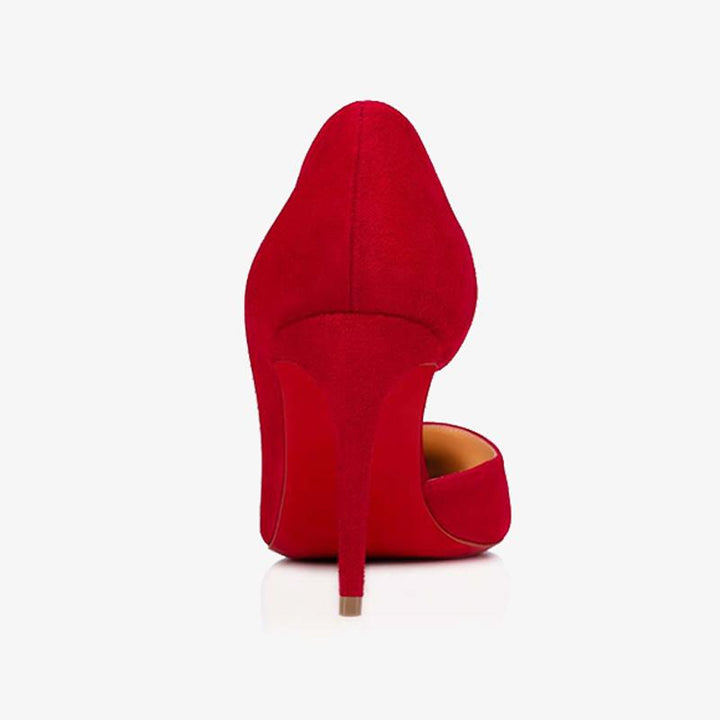 Red Suede Pumps - ARNO CONTI