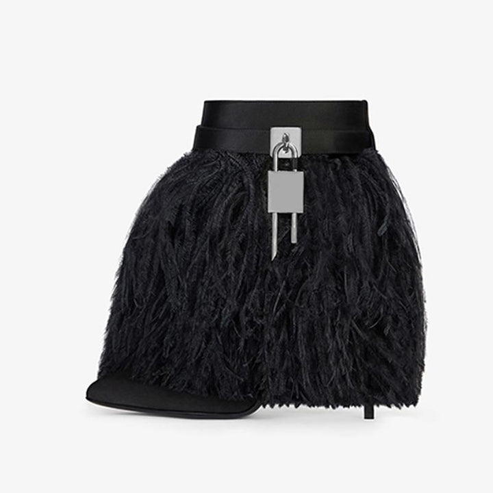 Elegant Black Satin Ankle Boots - Arno Conti Shoe