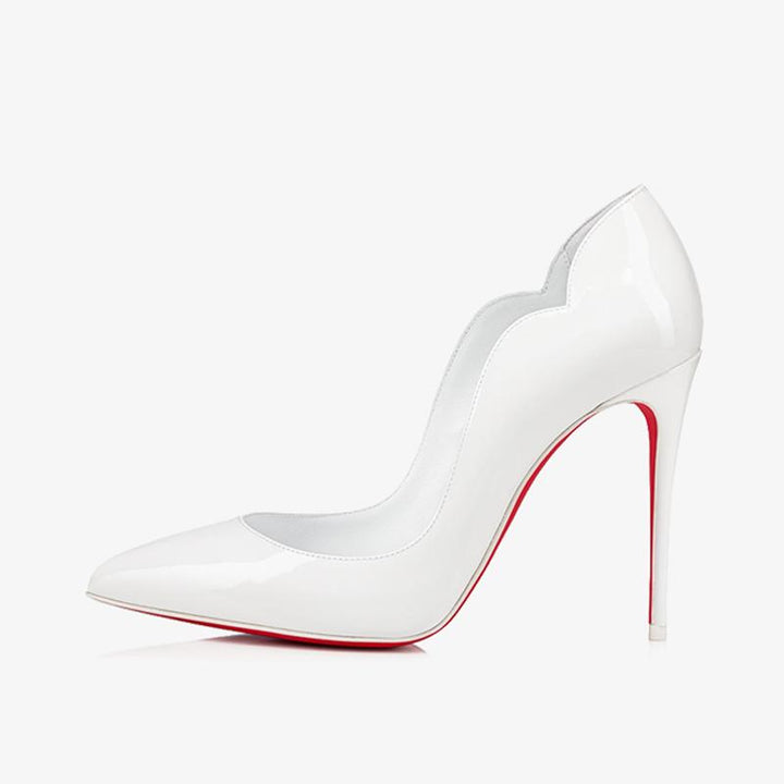 Stylish White Pointy Pump - ARNO CONTI